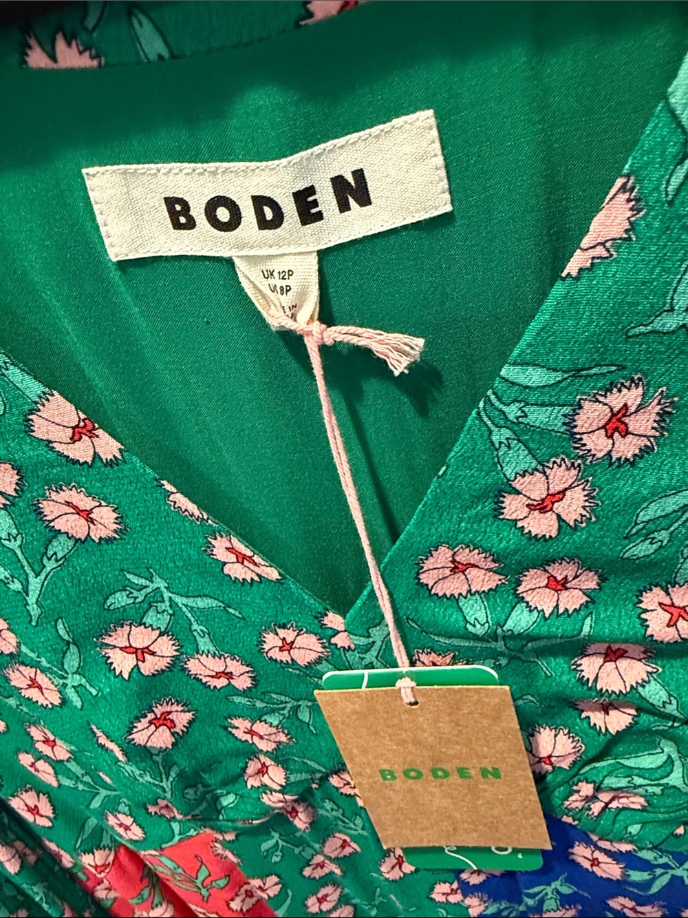 Boden Multicolor Floral Patchwork Maxi Dress - Picture 2 of 4